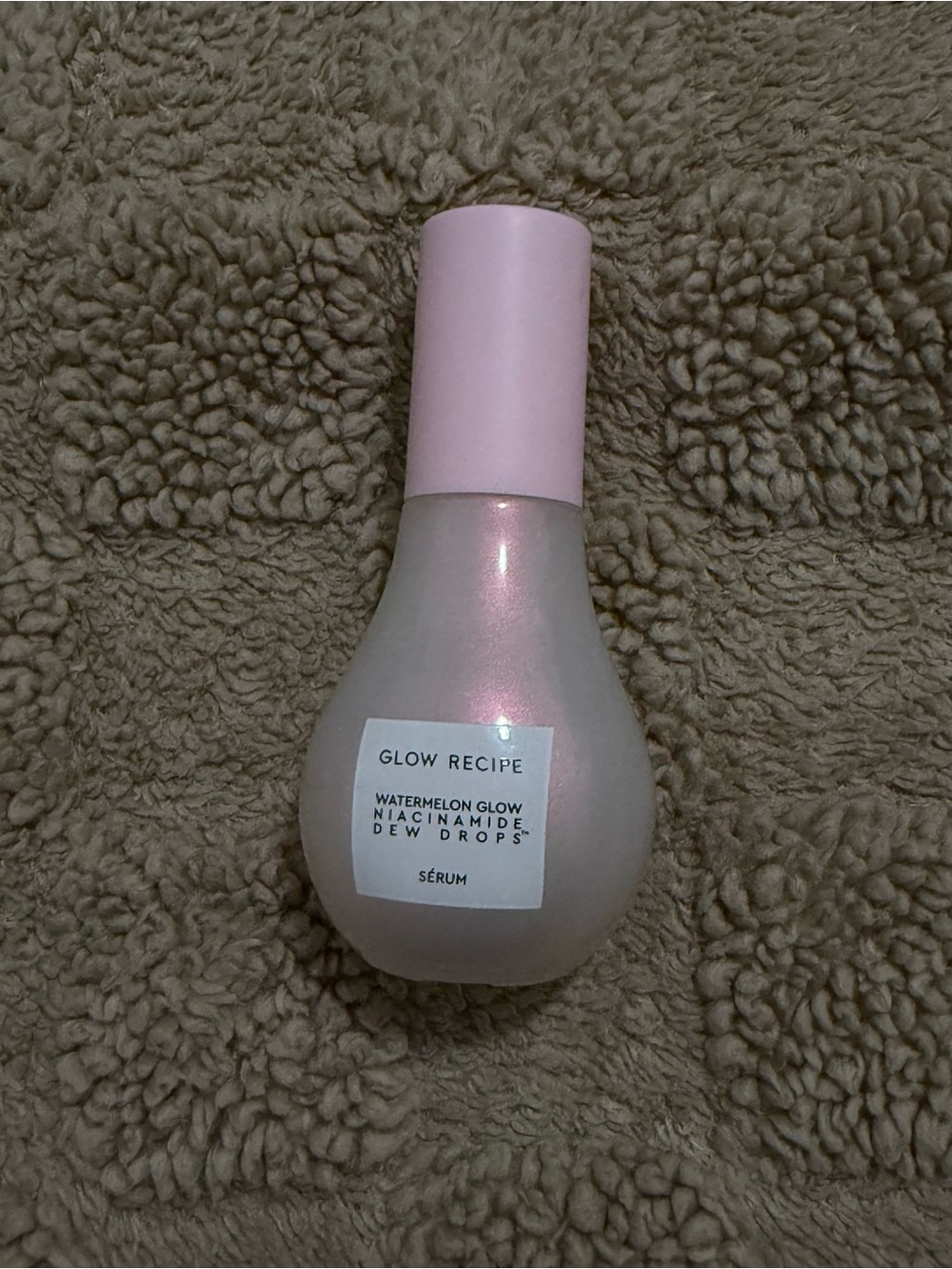 Glow Recipe Pink Iridescent Dew Drops Serum Bottle